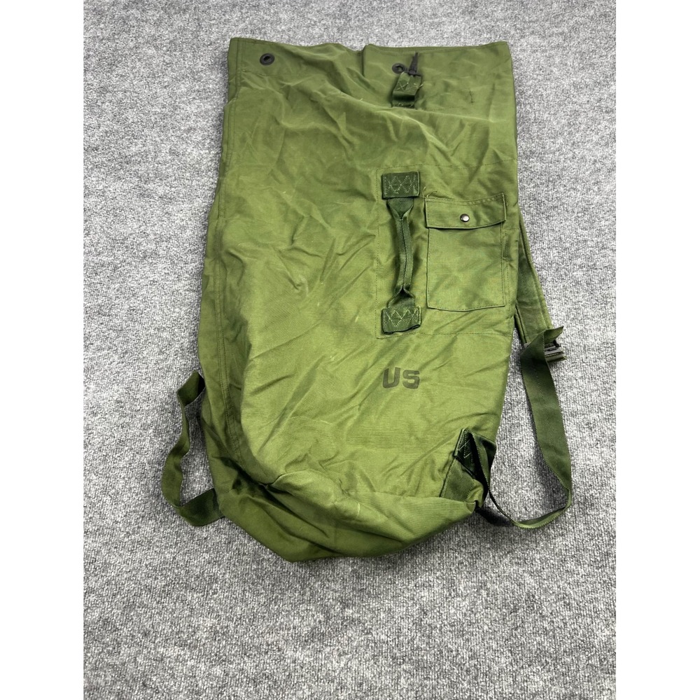 US Military Surplus Nylon Duffel Sea Bag Olive Drab 8465-01-117-8699 Backpack
